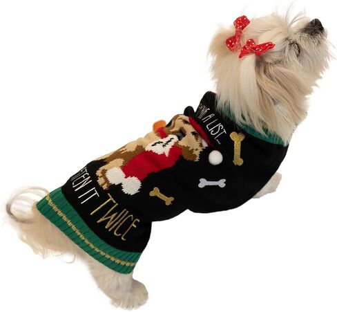 Pets I Ate The List Ugly Sweater, Black, X-Large in Saudi Arabia