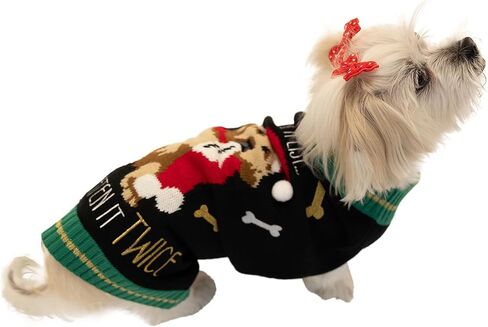 Pets I Ate The List Ugly Sweater, Black, X-Large in Saudi Arabia