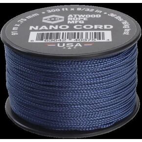Atwood .75mm x 300' Nano Cord Paracord Made in The USA (Navy)