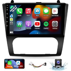 Naifay Android Car Radio for Nissan Altima 2008 2009 2010 2011 2012 Auto AC with Wireless CarPlay Android Auto, 2+32G 9" Touchscreen Car Stereo for Nissan with Bluetooth/in-Dash GPS/WiFi/SWC/Camera