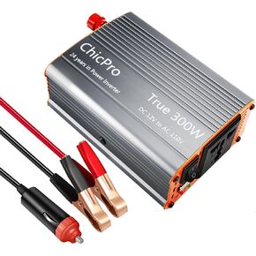 Car Power Inverter，DC 12V to 110V AC Converter，The Store Sells Products Power is Full Power(Gray Shell, Orange Panel) (Gray Shell, Orange Panel, 100w)