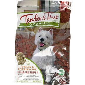 Tender & True Organic Turkey & Liver Recipe Dog Food, 4 lb
