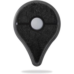 MightySkins Skin Compatible with Pokemon Pokemon Go Plus - Black Leather | Protective, Durable, and Unique Vinyl Decal wrap Cover | Easy to Apply, Remove, and Change Styles | Made in The USA