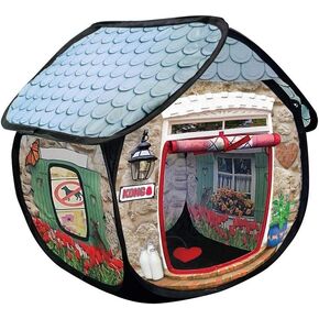 KONG PlaySpaces Bungalow Cat Hideaway - اختبئ وابحث عن نفق قابل للطي مع الألعاب in Saudi Arabia