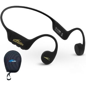H2O Audio TRI 2 PRO Multi-Sport Waterproof Bone Conduction Open Ear Headphones – Bluetooth-V5.3 for Running/Cycling, MP3 for Swimming- Playlist+ (App Included for Bluetooth Streaming Uploads) - Black