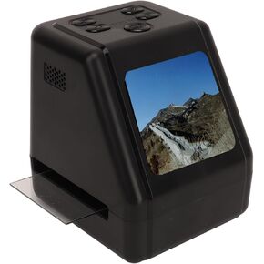 Digital Film Slide Scanner, 12MP All in 1 Film Slide Converter Scanner, Converts 35mm, 126, 110, 8mm Film Negatives Slides to High Resolution 12MP JPEG Digital Photos