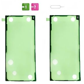 2 PCS Back Battery Door Cover Adhesive Glue Double Sided Tape Replacement for Samsung Galaxy S22 5G SM-S901