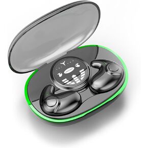 Invisible Sleep Headphones, Shallow on-Ear fit Design, Side Sleep Earbuds, Comfortable Noise Isolation, Excellent Sound Quality, Bluetooth 5.3 Wireless Headset, Built-in Dual LED Power Display