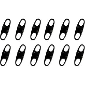 12PCS Double Small Carabiner Clips - S-Shaped Alloy Snap Hooks for Keychains, Fishing, Camping, and Outdoor Sports