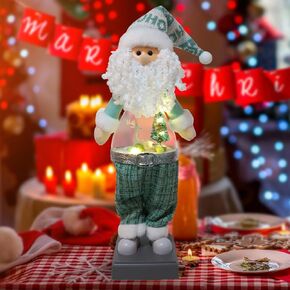 16 Inches Plush Light Up Turkey Toy Holiday Present,Lighted Thanksgiving Long Legged Turkey, Thanksgiving Gifts Winter Mantle Tabletop Decor