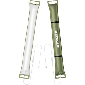 Inflatable LED Tube Camping Light with Corded Plug-in,Foldable Outdoor Camping Tent Lights with IP66 Waterproof /3 Lighting Modes/10 Adjustable Brightness for Hiking, Traveling and Party Lighting Bars