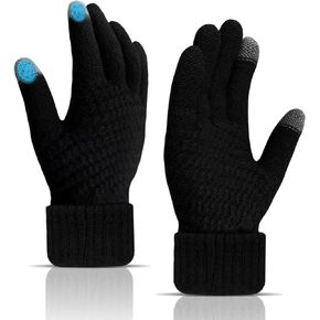Winter Gloves for Men Women- Premium Touchscreen Cold-Resistant Plush Gloves, Suitable for Skiing, Cycling, and Outdoor Activities