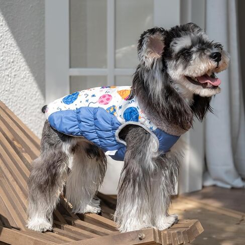 Dog Waterproof Winter Coat with Harness, Reflective Warm Dog Jacket with Zipper for Cold Weather, Dog Snowsuit for Small Medium Large Dogs YRFN21S in Kuwait