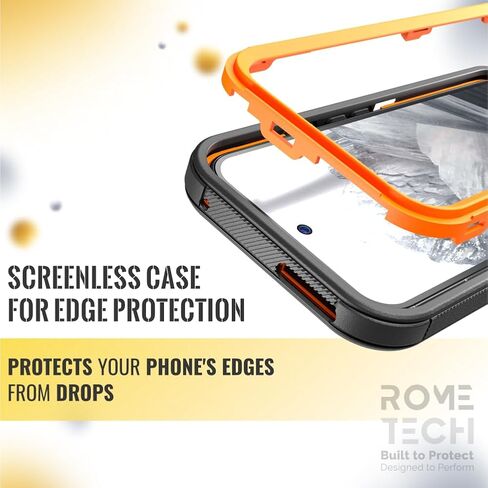 for Google Pixel 9 (G2YBB,GUR25,G1B60) and Google Pixel 9 Pro (GR83Y,GEC77,GWVK6) Case with Belt Clip Holster & Kickstand, Screenless Protective Dual-Layer Shockproof Pixel 9 Case - Black & Blue in Saudi Arabia
