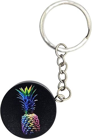 Generic Mini Keychain Spice Grinder-Compact 1.8"" with Stylish Marble and Pineapple Designs,Option of Matching 2.5"" Grinders (Sold Individually or in Sets) (Unicorn Marble Keychain) in Saudi Arabia
