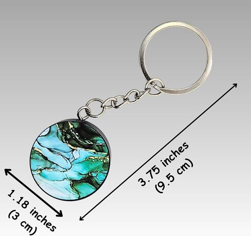 Generic Mini Keychain Spice Grinder-Compact 1.8"" with Stylish Marble and Pineapple Designs,Option of Matching 2.5"" Grinders (Sold Individually or in Sets) (Unicorn Marble Keychain) in Saudi Arabia