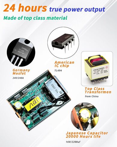 Car Power Inverter，DC 12V to 110V AC Converter，The Store Sells Products Power is Full Power(Gray Shell, Orange Panel) (Gray Shell, Orange Panel, 100w) in Saudi Arabia