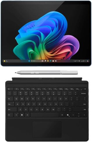 Microsoft Surface Pro 11 Copilot PC Bundle, 13" 13" 2.8K Touchscreen Tablet with Black Pro Keyboard & Business Pen, Snapdragon X Plus, 16GB RAM, 512GB SSD, Win 11 Pro, Sapphire in Saudi Arabia