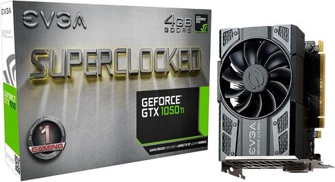 EVGA GeForce GTX 1050 Ti Gaming, 4GB GDDR5, DX12 OSD Support (PXOC) Graphics Card 04G-P4-6251-KR in Kuwait
