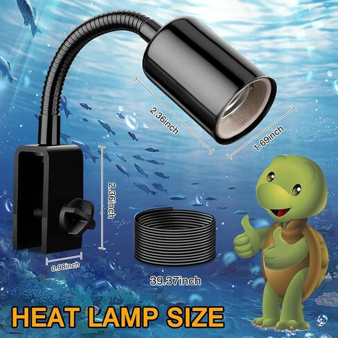 Geegoods مصباح الحرارة الزواحف، UVA UVB ضوء الزواحف، ضوء الفرح، مصباح التدفئة للسلحفاة، التنين الملتحي، السحلية والثعبان in Kuwait