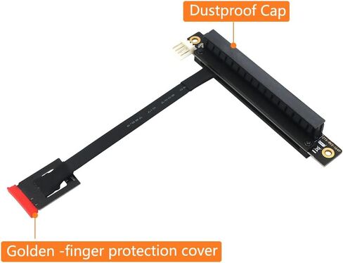 Mustpoint M.2 NGFF Key A-E to PCI-E 16X Adapter Cable (Length: 25cm) in Saudi Arabia