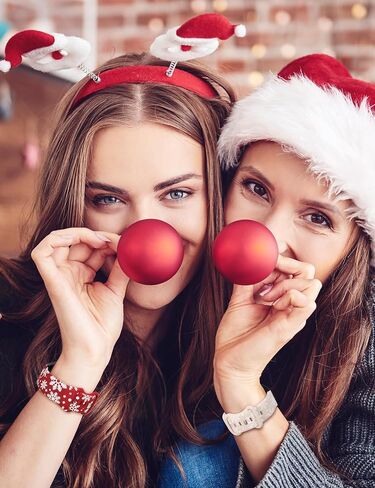 Wearlizer Christmas Two-Tone Snowflake Engraved Bands 20mm Compatible with Samsung Galaxy Watch 7/FE/6/5/4/Active 2 Band 40mm 44mm/Watch 5 Pro 45mm/Watch 6/4 Classic, Women Cute Soft Silicone Strap in Kuwait