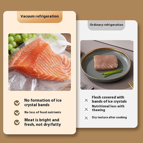 ماكينة إغلاق مفرغة الهواء مع 10 أكياس مفرغة من الهواء، مانع تسرب الهواء للمطبخ في الصندوق - وضعان لتخزين الطعام، سدادة هواء أوتوماتيكية، أسود in Kuwait