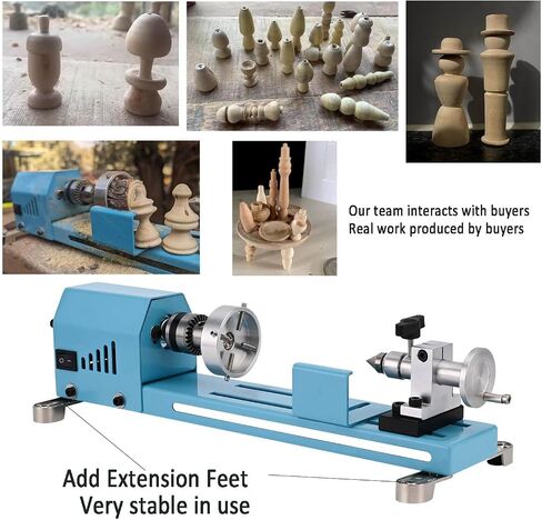 Mini Lathe Machine Torno Para Madera Multi-Purpose Lathe With Professional Tools Cutting Grinding Polishing Desktop Metal Lathes in Saudi Arabia