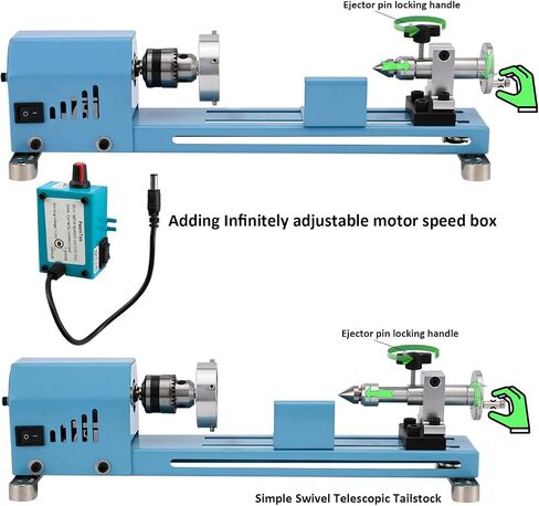 Mini Lathe Machine Torno Para Madera Multi-Purpose Lathe With Professional Tools Cutting Grinding Polishing Desktop Metal Lathes in Saudi Arabia