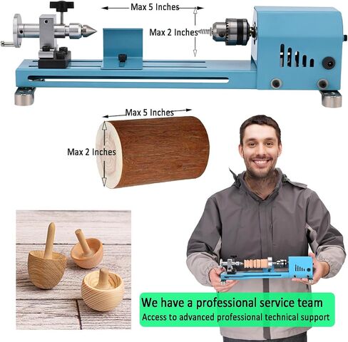 Mini Lathe Machine Torno Para Madera Multi-Purpose Lathe With Professional Tools Cutting Grinding Polishing Desktop Metal Lathes in Saudi Arabia