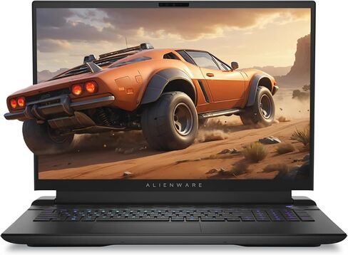 كمبيوتر محمول Alienware M18 للألعاب، Intel i7-14700HX، ذاكرة الوصول العشوائي DDR5 سعة 64 جيجابايت، محرك أقراص PCle SSD سعة 4 تيرابايت، شاشة QHD+ 18 بوصة (2560x1600)، Nvidia G-Force RTX 4070، W11 Home in Kuwait