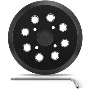 Sander Pad for Milwaukee, 2 Pack 5 Inch 8 Hole Orbital Sander Pad for Milwaukee 6021-21 6034-21 2648-20 2648-21 5" Random Orbit Sander Replacement Hook and Loop Backing Pad for Part Number 51-36-7100