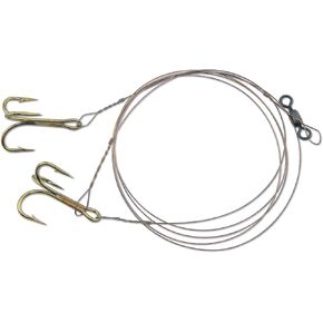 C&H, Live Bait Rig, Treble Hooks, Swivel, Camo Brown Wire, 3 ft / 0.91 m in Kuwait