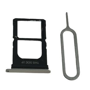 OEM Dual SIM Card Tray Slot Holder Replacement for Motorola RAZR 40 XT2323-1 Silver