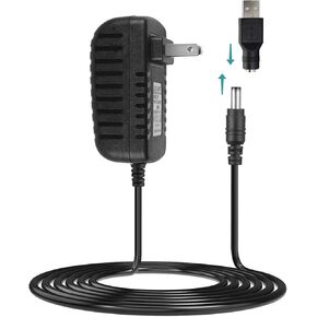 5V Power Cord for Ingenuity Baby Swing - USB A & DC 2-in-1 Charger for Baby Swing Ingenuity InLighten, Swing'n Go, Simple Comfort, Cozy Spot, ConvertMe Swing AC Adapter