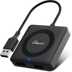OTTOCAST Car TV Mate Pro with Wireless Carplay Adapter for Apple iPhone, Fire TV Stick Converter for Car, Plug & Play, Stable Fast, No Latency