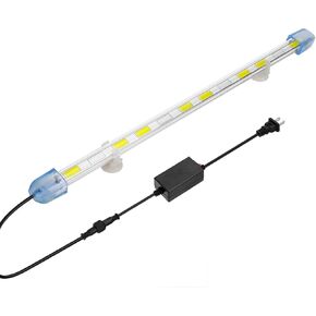 hygger 24.4" Ultra Bright Glass Submersible Aquarium Light, 14W COB LED Explosion-Proof Under Water Fish Tank Light, RGB LED Light for 25"-40" Freshwater Tanks