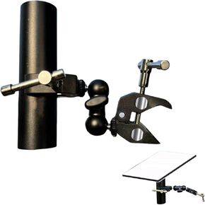 Starlink Mini Mount - Universally Adjustable Angle-Easy Installation；Starlink Mount for RV, Camper，Rack，Pole, Roof,Guardrails;Starlink Mini Accessories-Compatible with Original Pipe Adapter