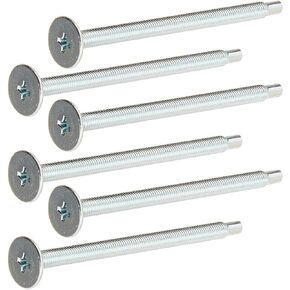 DE60-20066A 2079902 Microwave Mounting Flat Bolt Easy Installation, Universal Fit |Compatible with Samsung, Kenmore, Maytag| Microwave Installation Flat Bolts-（6-Pack）