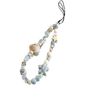 Beaded Phone Lanyard Wrist Strap,Anti-Lost Phone Charm String Cell Lanyard Strap Charm Women's Wristlet, Cell Charms, Car Keychain in Saudi Arabia