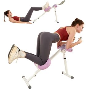 HOTWAVE AB Machine Workout Equipment, Adjustable AB Trainer Abdominal Machine for Stomach Workout - ABS Workout Equipment for Home Gym Foldable Core Ab Exercise System Trainer