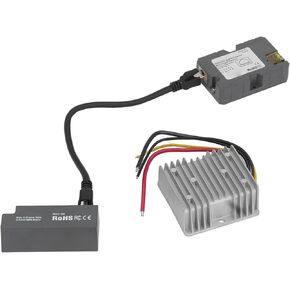 150W Starlink PoE Injector Kit, Starlink Dishy V2 to RJ45 Adapter, Rectangular Dishy Cable Adapter to RJ45 with DC Step UP Converter 12V to 48V for Connect Dishy V2