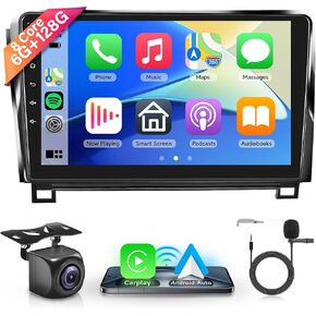 8 Core 6G+128G Android 13 Radio for Toyota Tundra 2007-2013, Rimoody Car Stereo Carplay 10.1'' Touchscreen DSP-36 GPS WiFi Bluetooth FM/RDS Mirror Link 59-UI Themes Backup Camera