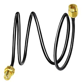 TUOLNK RG58 SMA Jumper Cable, SMA Male to SMA Female Coaxial Cable, Low Loss SMA Coax Extension Cable 65.6ft(20M) for 3G 4G LTE WiFi Antenna, Wireless LAN, CB Radio