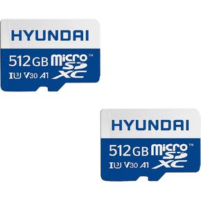 Hyundai - 128GB Micro SD Card - Fast, High Speed for - Nintendo-Switch - Phone - Tablets-Laptop - Camera and More | UHS-1, 95MB/s, U3, 4K, Ultra HD, A1, V30 (MicroSDXC) - SDC128GU3