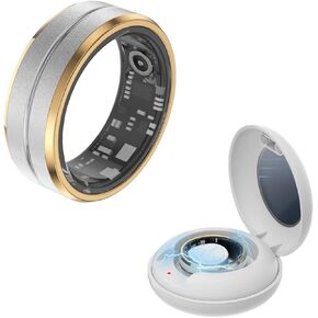 Smart Ring Fitness Tracker for Men and Women, Heart Rate & Blood Oxygen Monitor & Sleep Monitoring, Remote Selfie Control Ring, Waterproof Wearable Smart Rings (8)