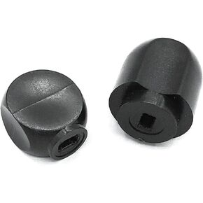 Replacement Part NEW set of 2 Stand Mixer Speed Control and Lock Lever Black Knob for KitchenAid Stand Mixer 5qt 6qt K45 KSM90 Etc Models