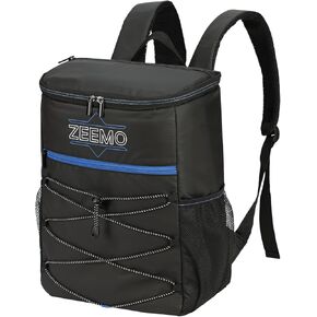 ZEEMO Backpack Cooler, 30 Can Insulated Leak Proof Bag, 17.5L Large Capacity Lightweight Soft Cooler Beach Picnic Backyard Lunch for Men Women