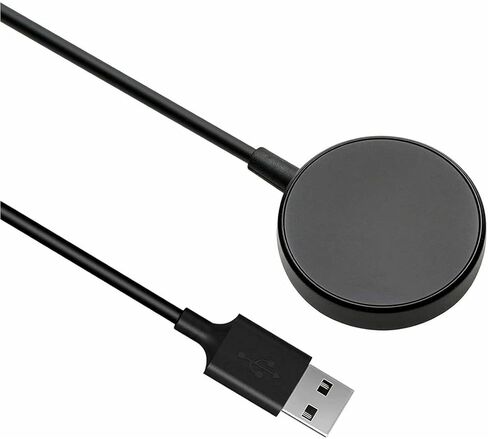 [عبوتان] Ginffaa متوافق مع شواحن Samsung Galaxy Watch 6/6 الكلاسيكية، وGalaxy Watch 5/5 Pro/4/4 Classic/3 /Active 2/Active Charger، وقاعدة شحن لاسلكية بديلة USB A سلك كابل شحن (3.3 قدم/1 متر) in Kuwait