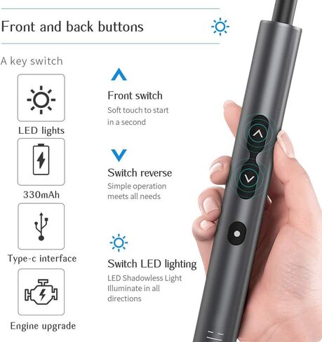 Mini Electric Screwdriver, LIFEGOO 58 in 1 Electric Screwdriver Kit with 50 Magnetic Bits, Digital Display Precision Electric Screwdriver Cordless Repair Tool for Phone Watch Camera Laptop in Kuwait